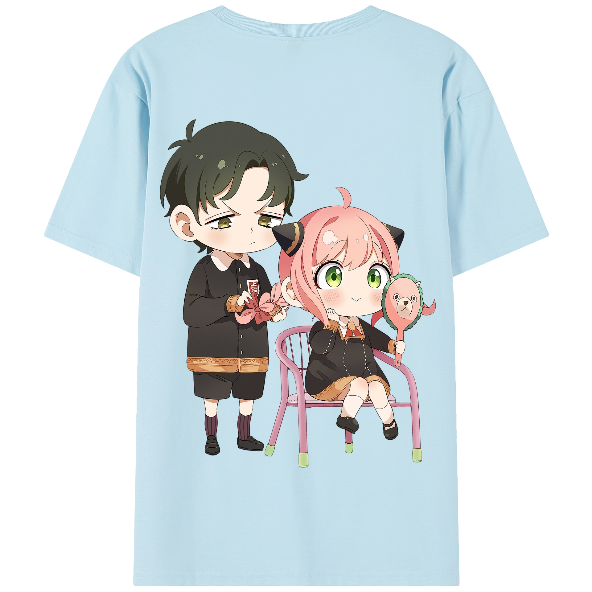 （画像用） SPY×FAMILY间谍家家酒 綿100％半袖Tシャツ（背面プリント）